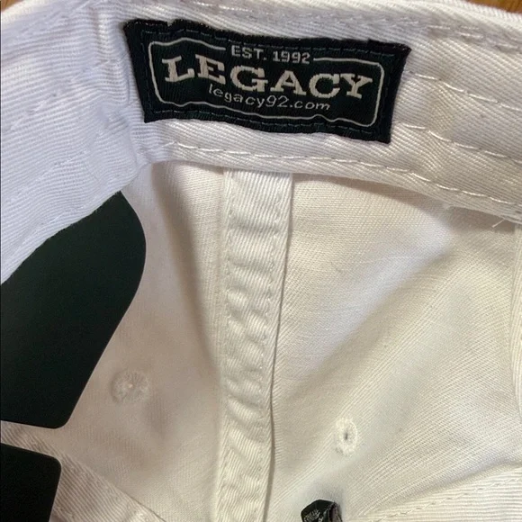 NWT Legacy White Cap Red SDSU Embroidery Relaxed Twill Adjustable - Picture 6 of 7